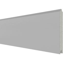 TraumGarten Sichtschutzzaun SYSTEM ALU PLUS Einzelprofil Silber Sichtschutz Steckzaun Lamellenzaun Breite: 178 cm oder 238 cm