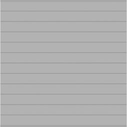 TraumGarten Sichtschutzzaun SYSTEM ALU PLUS Zaunfeld-Set Silber 178 cm Sichtschutz Steckzaun Lamellenzaun Feldmaß: max. 178x184 cm (BxH)