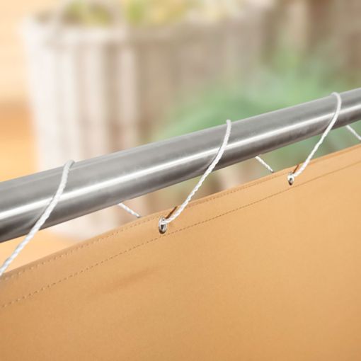 Windhager Balkonblende Malta khaki 90x500 2