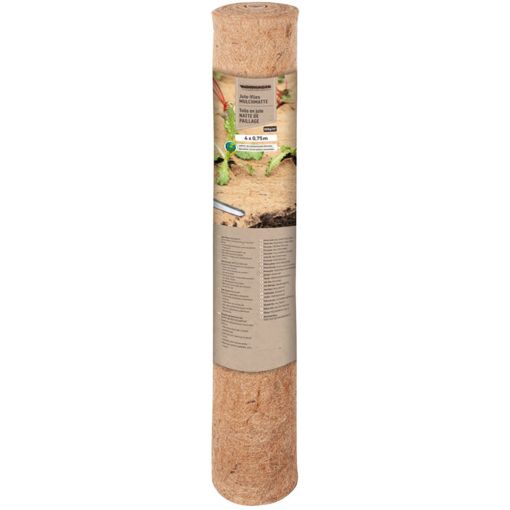 Windhager Jute-Vlies Mulchmatte Unkrautvlies 75x400 2