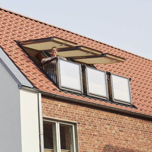 VELUX Cabrio GDL 3066 Holz/Kiefer 2