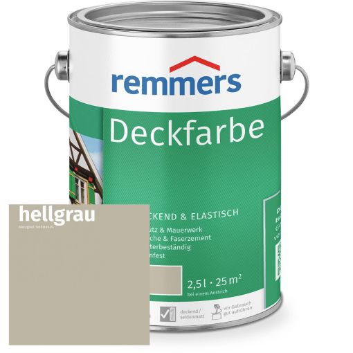 Remmers Deckfarbe hellgrau 2