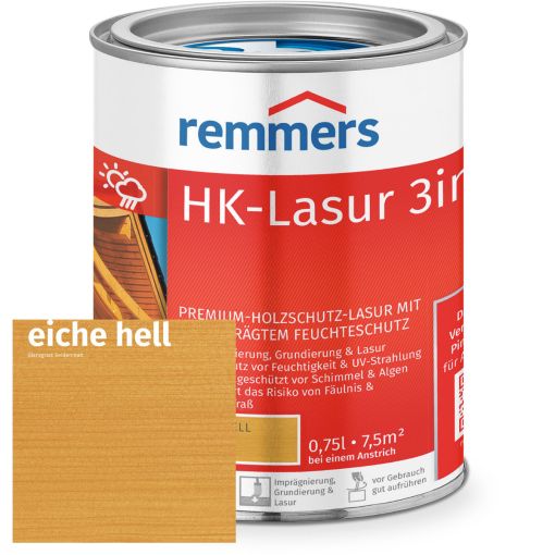 Remmers HK-Lasur 3in1 eiche hell 2