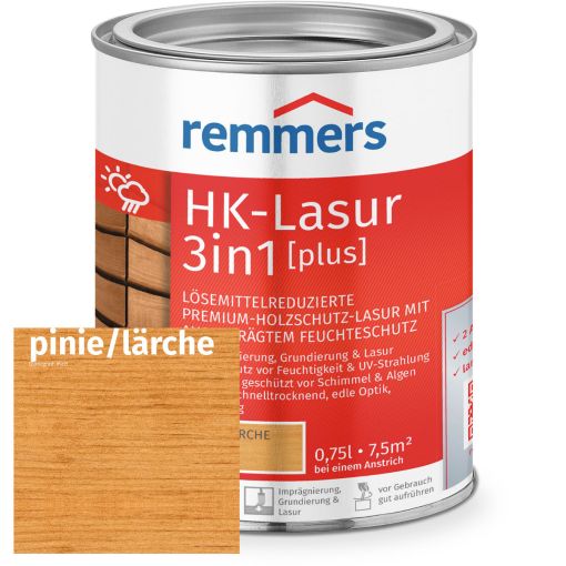 Remmers HK-Lasur 3in1 plus pinie/lärche 2