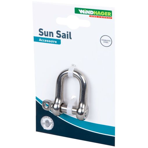 Windhager D-Schäkel, Edelstahl rostfrei 2