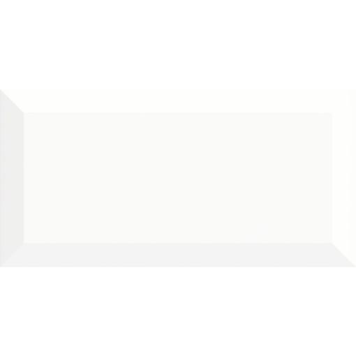 Wellker Facettenfliesen Flores Weiß glasiert 2