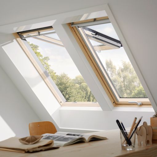 VELUX Klappflügelfenster GPL 3066 Holz/Kiefer 2
