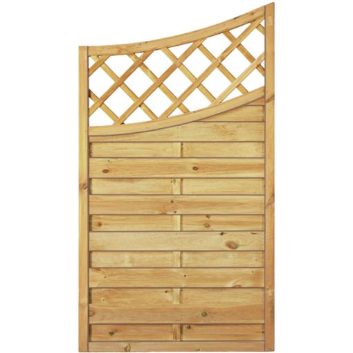 T&J Sichtschutzzaun Maxi Doppelbogen Tiefbogen 2