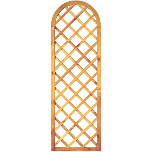 T&J MAXI-Massiv Diagonal-Rankzaun mit Rundbogen 2