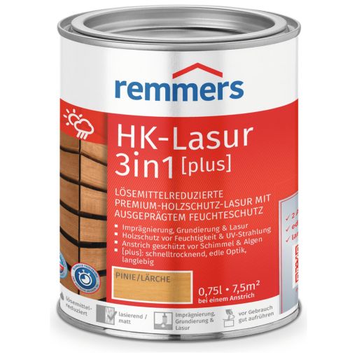 Remmers HK-Lasur 3in1 plus pinie/lärche 2