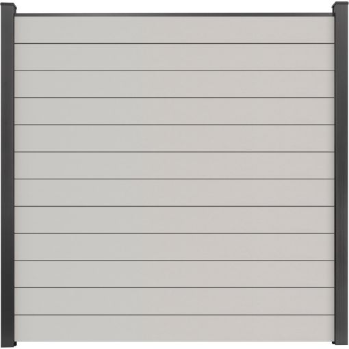 GroJa BasicLine schmal PVC-Steckzaun Sichtschutzzaun 2