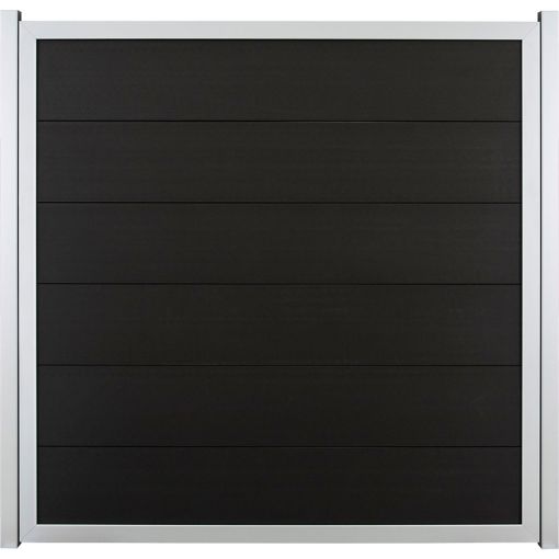 GroJa Viento Sichtschutzzaun Anthrazitgrau mit 2