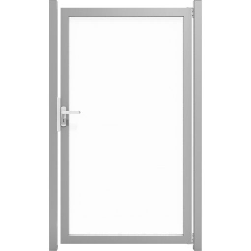GroJa Einzeltor Ambiente Glas-Sichtschutz Klarglas 2