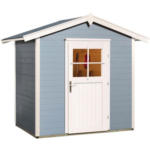 weka Gerätehaus 223 grau Geräteschuppen 2