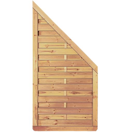 T&J Sichtschutzzaun Avantgarde gerade Ecke 2