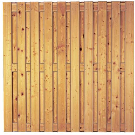 T&J Sichtschutzzaun NEWA Sichtschutz Bohlenzaun 2