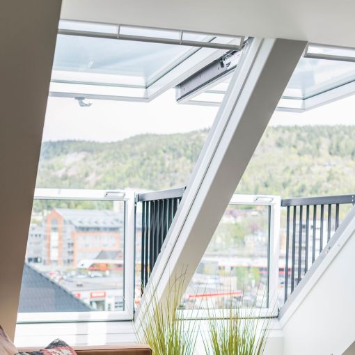 VELUX Cabrio GDL 2066 Holz/Kiefer 2