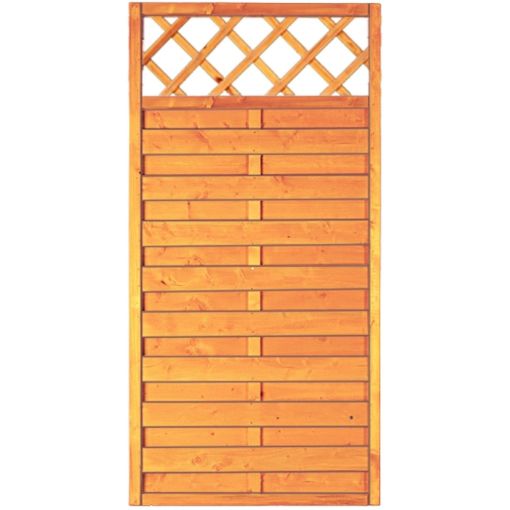 T&J Sichtschutzzaun SUNLINE mit Dekorgitter 2