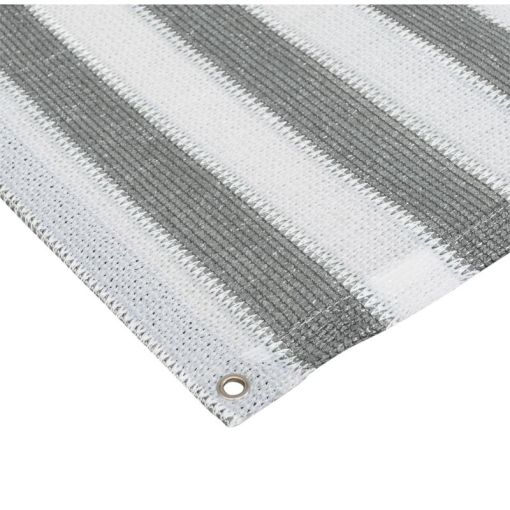 Balkon Sichtschutz Grau-Weiß 90x300 cm 2