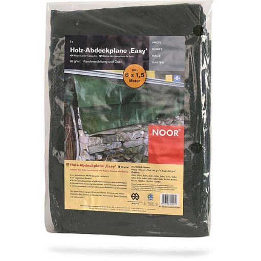 NOOR Holz-Abdeckplane Easy 6,00x1,5 m 2