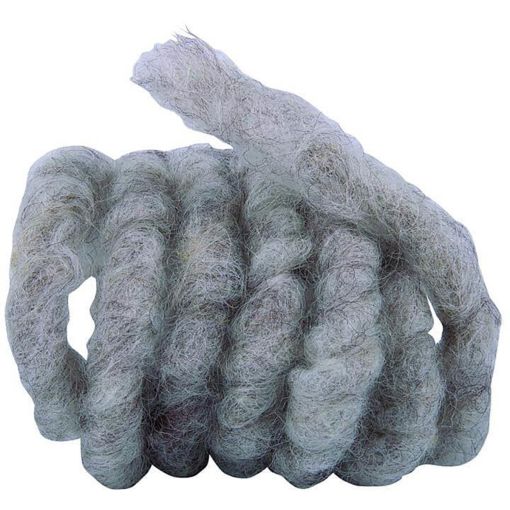 NOOR Wollkordel aus Schafwolle graubraun 2