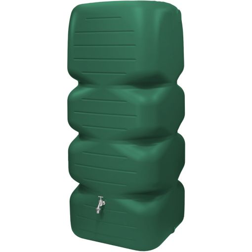 Garantia Regentonne CUBUS Gartentank dunkelgrün 2