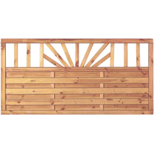 T&J Gartenzaun FREIBURG mit Dekorgitter 2