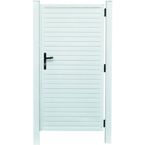 T&J Sichtschutzzaun LIGHTLINE Türelement weiß 2