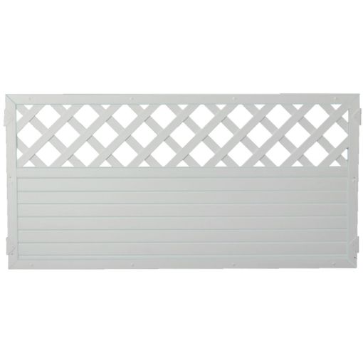 T&J Gartenzaun LIGHTLINE mit Dekorgitter 2