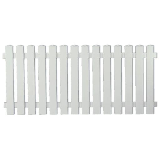 T&J Vorgartenzaun LIGHTLINE gerade weiß 2