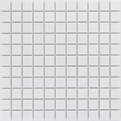 Wellker Keramikmosaik Weiß Uni matt 2