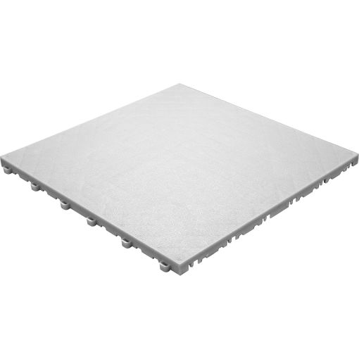 florco Klickfliese Kunststoff floor weiss-alu 2
