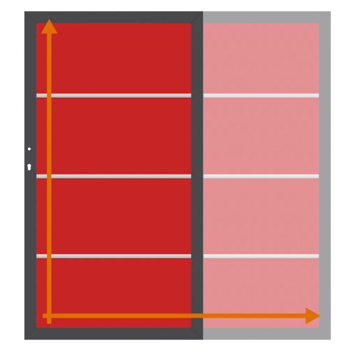 TraumGarten Einzeltor auf Maß Sichtschutzzaun 2