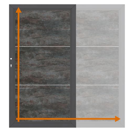 TraumGarten Einzeltor auf Maß Sichtschutzzaun 2