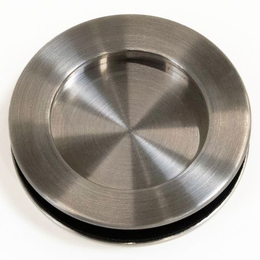 ECLISSE Schiebetürmuschelpaar für Glas ungelocht 2