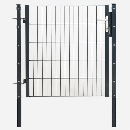 Wellker Flügeltor leicht Anthrazit 1-flügelig 2