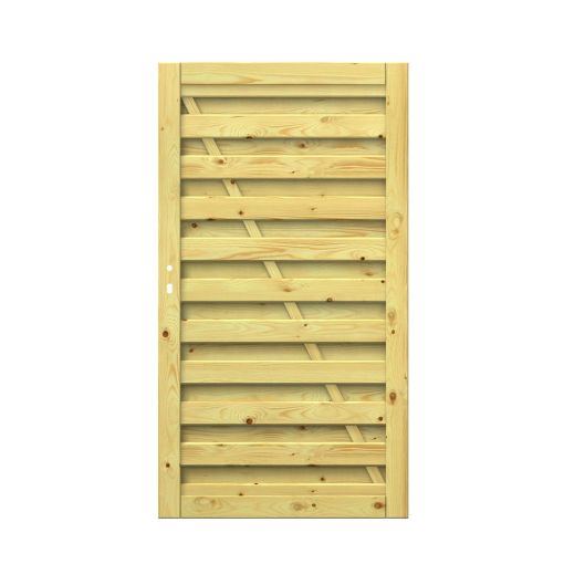 Wellker Sichtschutzzaun Holz Tor 2