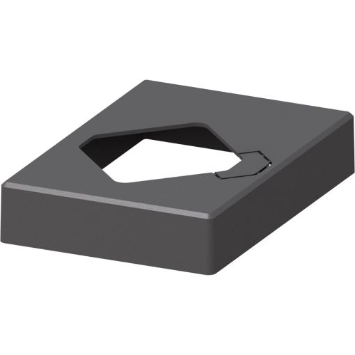 TraumGarten SYSTEM Ersatzteil Pfostenfuß-Abdeckung Eck-Klemmpfosten 2