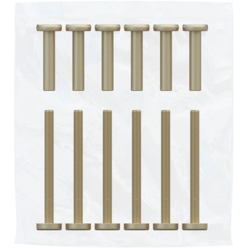 TraumGarten Sichtschutzzaun SYSTEM Zubehörbeutel Eck-Klemmpfosten 2