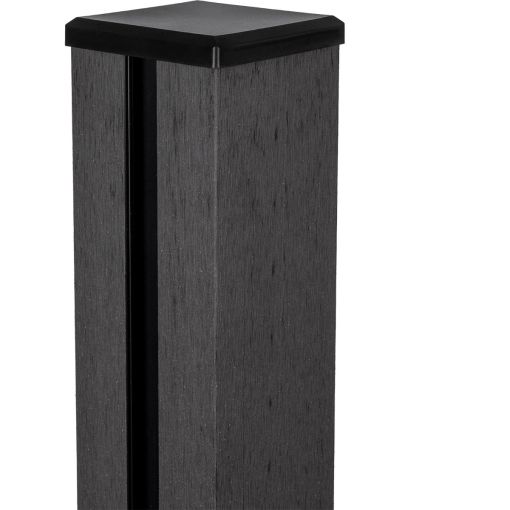 GroJa BPC-Steckzaunpfosten Anthrazitgrau 2