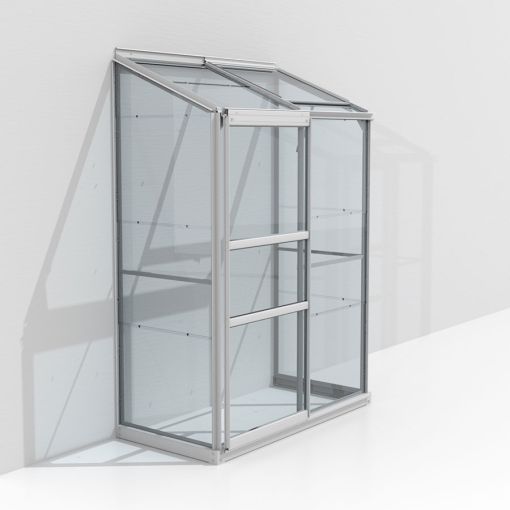 Vitavia Anlehngewächshaus Styx Tomatenhaus Silber 2