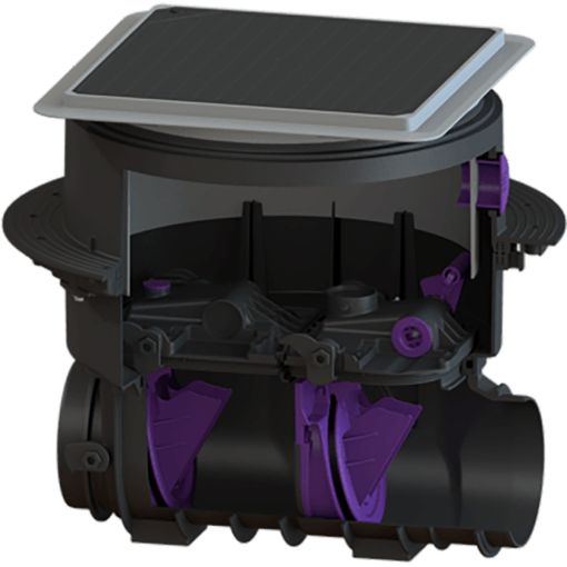 KESSEL Rückstaudoppelverschluss Staufix-SWA Unterflurinstallation Modulset 2