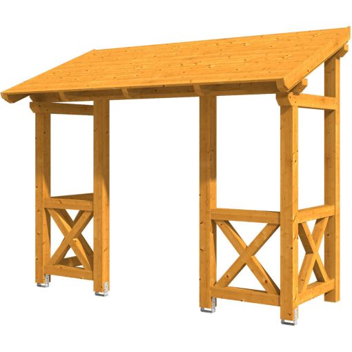 Skan Holz Vordach Paderborn Dach 2