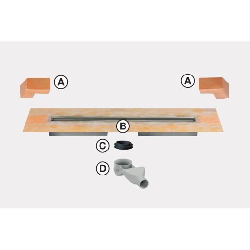 Schlüter-KERDI-LINE F 40 Duschrinne V4A 2