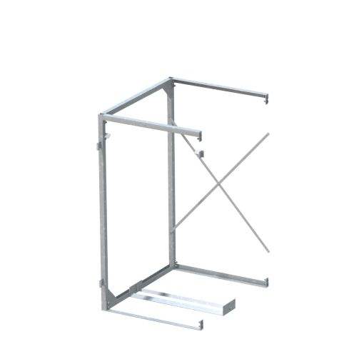 Binto Mülltonnenbox Erweiterungsgestell Metall Mülltonnenverkleidung 2