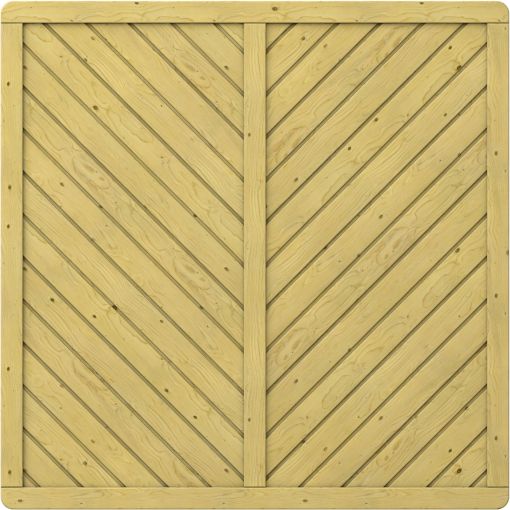 TraumGarten Sichtschutzzaun GADA Holz Sichtschutz 2