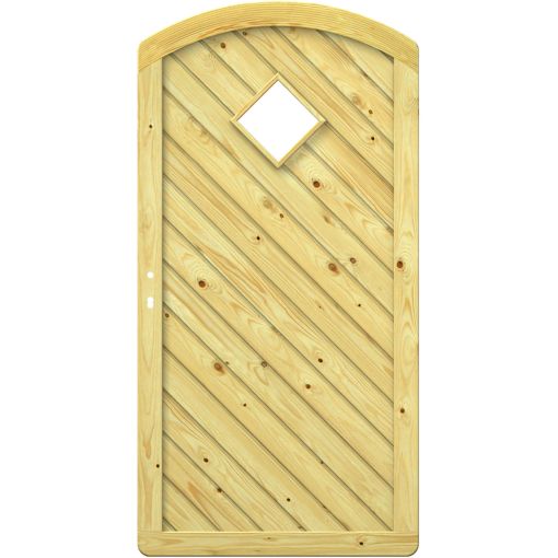 TraumGarten Sichtschutzzaun GADA Holz Tor 2