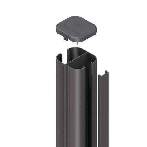 TraumGarten Sichtschutzzaun SYSTEM Steckpfosten Basic 2