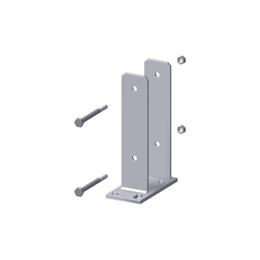 TraumGarten U-Pfostenanker zum Aufschrauben 2