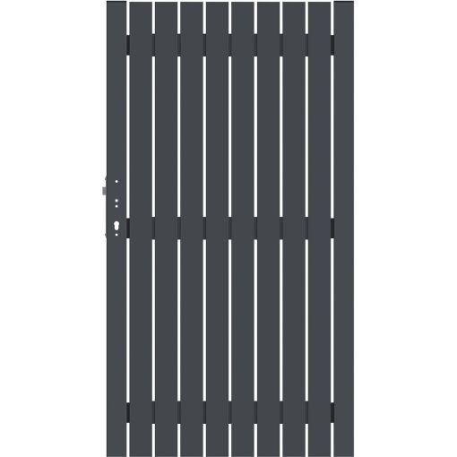 TraumGarten Alu-Tor Sichtschutzzaun SQUADRA Anthrazit 2